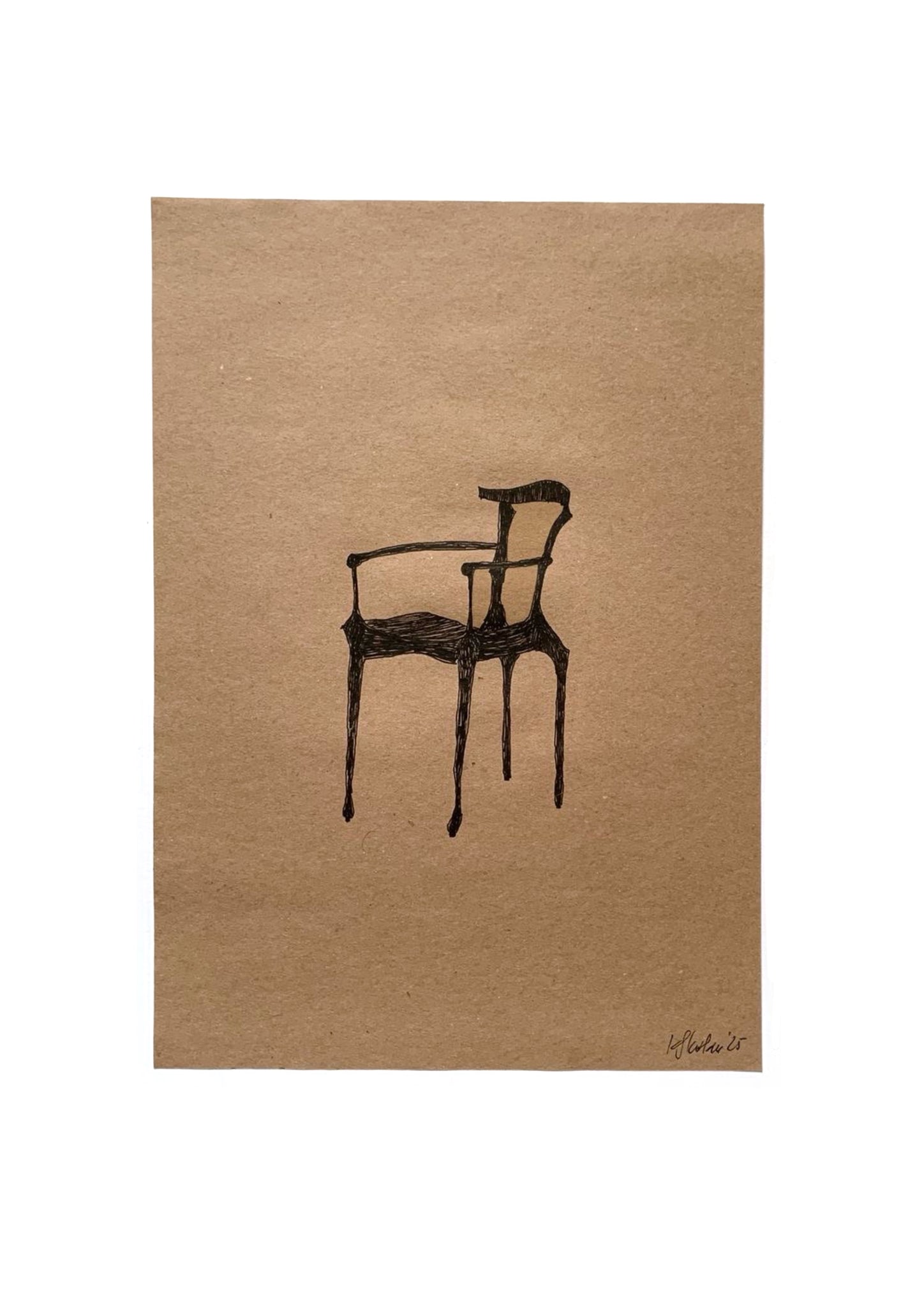 Black Gaulino armchair